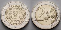 Deutschland 2 Euro 50 Jahre Élysée Vertrag,<br><b> Prägestätte G </b> -