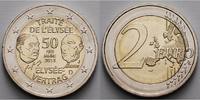 Deutschland 2 Euro 50 Jahre Élysée Vertrag,<br><b> Prägestätte J </b> -