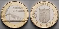 Finnland 5 Euro Kerzenbrücke, <b>Nr. 1/9</b> Gebäude der Provinzen, inkl.Etui & Schuber -