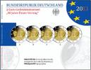Deutschland 2 Euro<br> 5x 50 Jahre Élysée Vertrag,<br><b>kompl. Satz </b> (5 Prägestätten)<br><b> -