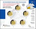Deutschland 2 Euro<br> 5x Kloster Maulbronn i.Baden-Württemb. <b> kompl. Satz</b><br>(5 Prägestätten) -