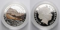 Australien 1 $ Salzwasserkrokodil - Bindi -<b>farbig</b>- 1 oz. -<b>-Neue Serie--</b> -