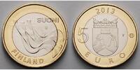 Finnland 5 Euro Karelia - Kraftwerk, <b>Nr. 7/9</b> Gebäude der Provinzen, (Provinzdenkmäler) -