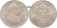 Preussen, 5 Mark Wilhelm II, 1888-1918, Büste in Uniform, J.114 -