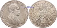 Preussen, 5 Mark Wilhelm II, 1888-1918, Büste in Uniform, J.114 -