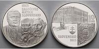 Slowakei 10 Euro 150. Jahrestag der Matica Slowenska, inkl. Kapsel & Etui & Zertifikat -