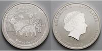 Australien 50 Cents,<br><b>1/2 oz.</b> Jahr der Ziege / Chines. Tierkreisz. 2015 <b>-NEUE SERIE</b>Lunar II <b>1/2 oz -