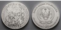 Ruanda 50 Amafaranga<br>1 oz<br>Ø 40 mm Afrikanische Unze, 8.Ausgabe Büffel -<b>originale Folie</b> -