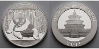 China 10 Yuan Panda Bären 1 oz, Silber -