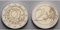 Griechenland 2 Euro 2015 30 Jahre EU-Flagge 1985-2015 stgl 40.16 元 含增值税 ＋  326.32 元 运费