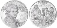 Österreich 20 Euro Wolfgang - Amadé - Mozart - Das Genie - Amadeus, in Kapsel & Zertifikat & Etui -