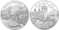 Österreich 10 Euro Oberösterreich, aus Kinderhand (Bundesländer Serie) in Kapsel & Zertifikat &Etui -