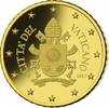 Vatikan 50 Cent Kursmünze, 50 Cent * <b> erste Münze mit dem Motiv des päpstlichen Wappens! </b> -
