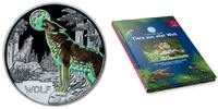 Österreich 3 Euro + Sammelalbum Tier-T. -Serie-Wolf-, <b>05/12</b> <b>+ Sammelalbum,sofort lieferbar!!!</b> -