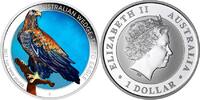 Australien 1 $ Keilschwanzadler - 1 oz. - farbig -, <b> 2.Ausgabe der neuen Serie</b> -