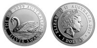 Australien 1 $ Schwan - 1 oz., <b> 1.Ausgabe der neuen Serie</b> -