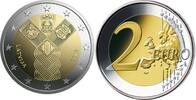Lettland 2 Euro 100 Jahre Unabhängigkeit - Latvija - Latvia, <b><br> Gemeinschaftsausgabe,</b> -