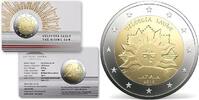 Lettland 2 Euro Wappen Lettlands - Aufgehende Sonne, Serie - Wappen Lettlands 1. Ausgabe -