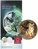 Österreich 3 Euro plus Broschüre/Flyer Tier - Taler - Serie -Tiger-, <b>02 / 12</b> Ausgaben, mit Broschüre/Flyer -