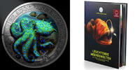 Österreich III.Serie 3 Euro + Sammelalbum III. Leuchtende Meereswelten - Krake, <b>01/12</b> <b> + Sammelalbum, </b> -