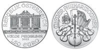 Österreich 1.5 Euro Wiener Philharmoniker in Silber, 1 Unze Feinsilber -