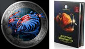 Österreich III.Serie 3 Euro + Sammelalbum III. Leuchtende Meereswelten - Leuchtgarnele, <b>03/12</b> <b> + Sammelalbum, </b> -