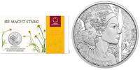 Österreich 10 Euro Die Kamille - Serie: 5. von 7 - "Mit der Sprache der Blumen" - im Blister -
