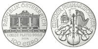 Österreich 1.5 Euro Wiener Philharmoniker in Silber, 1 Unze Feinsilber -