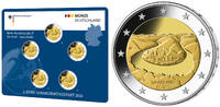Deutschland 2 Euro Saarland - Saarschleife<br><b>kompl. Satz (5 Prägest.) stgl</b> -