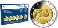Deutschland 2 Euro Saarland - Saarschleife<br> <b>kompl. Satz (5 Prägestätten)PP</b> -