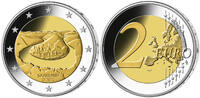 Deutschland 2 Euro Saarland - Saarschleife<br><b>kompl. Satz (5 Prägestätten) stgl</b> -