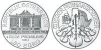 Österreich 1.5 Euro Wiener Philharmoniker in Silber, 1 Unze Feinsilber -