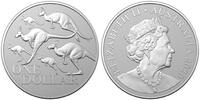 Australien 1 $ Känguru in Kapsel, -