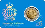 San Marino 2 Euro Coincard, 2025 * mit 2 Euro Kursmünze, <b>Nr. 10</b> -