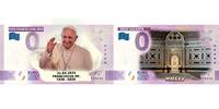 Vatikan - <b>alle 10 Scheine -</b> 10x 0 €uro Souvenirscheine, <b>SOFORT LIEFERBAR! 0-€uro Souvenirscheine (10) Papst Franziskus & Papst Leo XIV. 2025 (10 Scheine) -