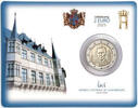 Luxemburg stgl. 2 x 2 € <br> <b> ab sofort lieferbar !!!</b> <br> 2x 2 € Luxemburg Thronjubi. Henri + Schuman Deklaration<br><b> ger.Auflage,RAR!, -