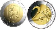 Lettland 2 Euro Zemgale/Semgallen - Provinzen - Regionen - Lettland - Latvija - Latvia, -