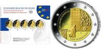 Deutschland 2 Euro<br> 5x 50 Jahre Kniefall von Warschau, <br><b>kompl. Satz </b> (5 Prägestätten) -