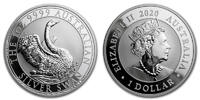Australien 1 $ Schwan - 1 oz., <b> 4.Ausgabe der neuen Serie</b> -