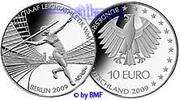 Deutschland 10 Euro Leichtathletik WM in Berlin,<br>1. Ausg. in 2009,<b>Buchst.nach unserer Wahl</b> -