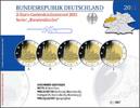 Deutschland 2 Euro<br> 5x Kölner Dom in Nordrhein-Westfalen, <br><b> kompl. Satz</b><br>(5 Prägestätten) -