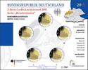 Deutschland 2 Euro<br> 5x Kölner Dom in Nordrhein-Westfalen <b> kompl. Satz</b><br>(5 Prägestätten) -