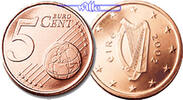 Irland 5 Cent 2002 Kursmünze, 5 Cent stgl 8.37 元 含增值税 ＋  326.32 元 运费