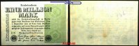 Deutsches Reich 1 Million Mark 1923 9,08 Inflation, Reichsbanknote, Ro.1... 8.37 元 含增值税 ＋  326.32 元 运费