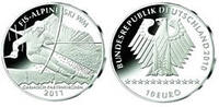 Deutschland 10 Euro<br> x5 FIS Alpine Ski WM Garmisch-Partenkirchen 2011, 6. Ausg. 10<br> <b> kompl. Satz (5) </b> -