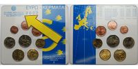 Griechenland 3,88 Kursmünzensatz / NL-Mint 3-zeilig -