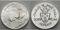 Vatikan 500 Lire Heiliges Jahr 1975 -