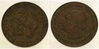 Provinz Westfalen 100 Mark Notgeld - Freiherr vom Stein -dünne Ronde- Bronze, vergoldet<br>Jaeger N14 -