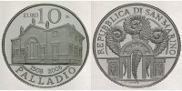 San Marino 10 Euro Andrea Palladio -
