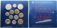 Italien 3388 Lire Italien Satz vor dem Euro, 400. Todestag Giordano Bruno -